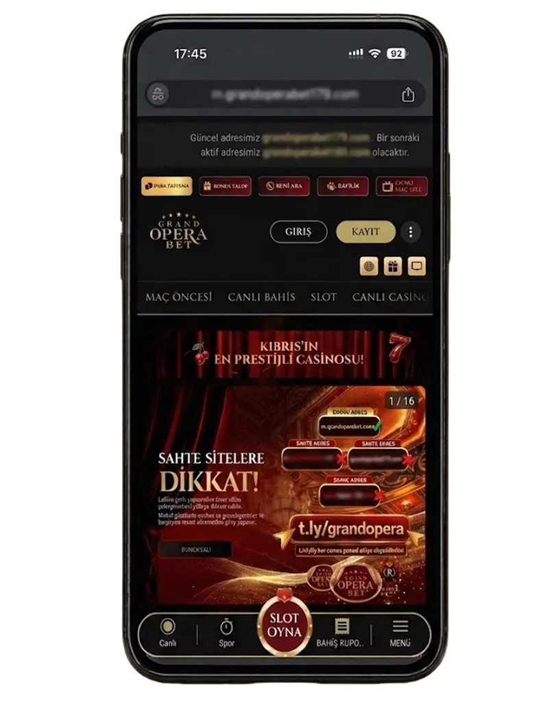 grand opera bet giriş mobil
