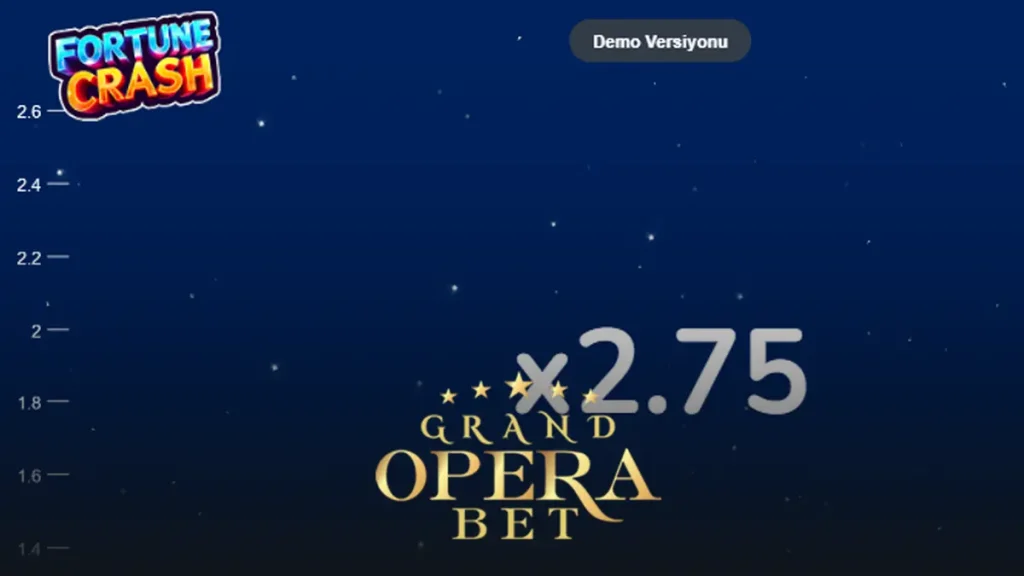 Grandoperabet Fortune Crash oyunu